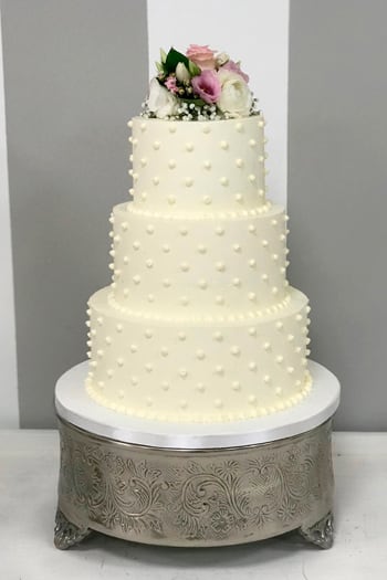 Tarta de boda floral con paniculata seca – tarta botánica artesanal Mallorca